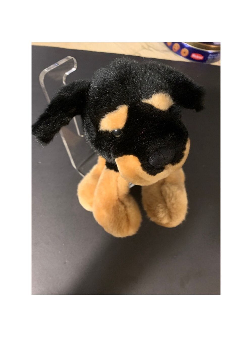 Ganz Heritage Collection Plush Dog Toy Black/Tan One Size